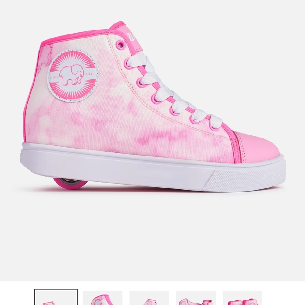 Heelys Pink Tie-Dye High-Top Skate Shoes - Picture 2 of 2